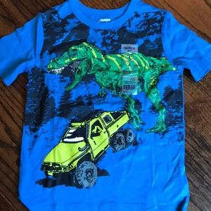 NWT OshKosh Dino shirt. Sz 4